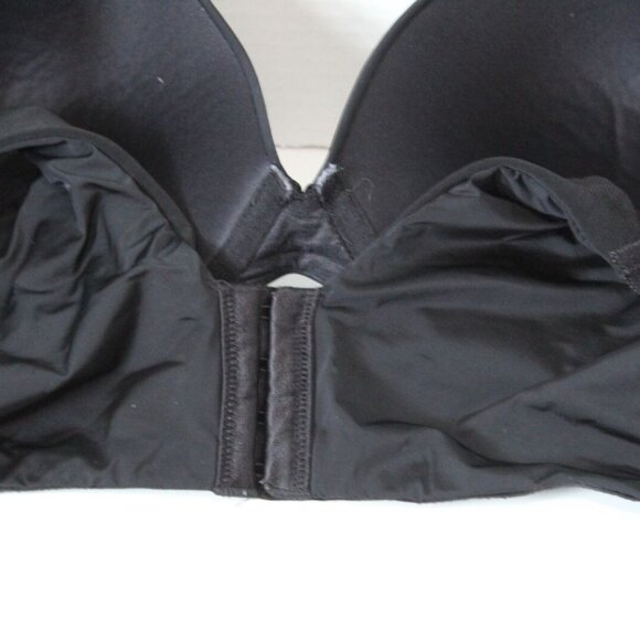 Torrid Black 360° Back Smoothing Push-Up Plunge Bra Plus Size 46DDD H13288 - Picture 6 of 11